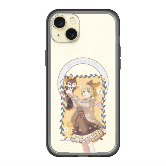 Slim Protection Premium Case with MagSafe［ Hatsune Miku × Kuppy Ramune – Kagamine Rin × Ram – Full-body Illustration 1 ］