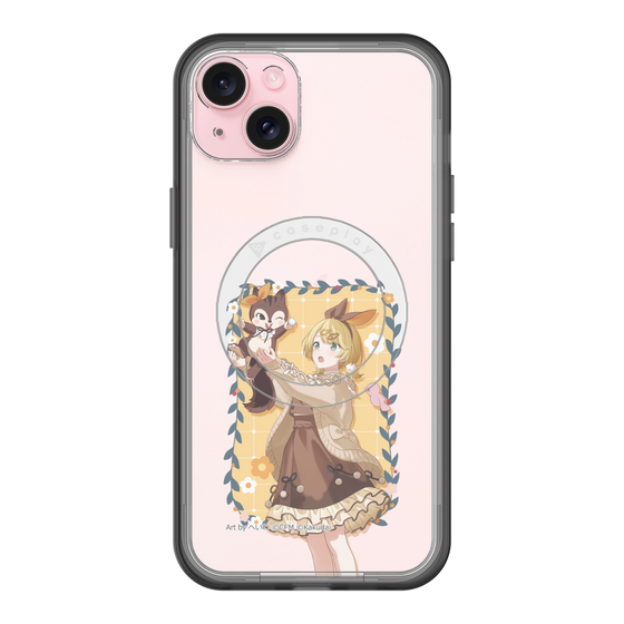 Slim Protection Premium Case with MagSafe［ Hatsune Miku × Kuppy Ramune – Kagamine Rin × Ram – Full-body Illustration 1 ］
