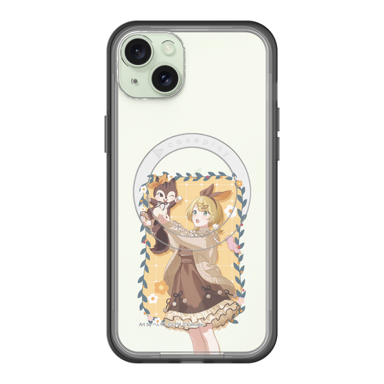 Slim Protection Premium Case with MagSafe［ Hatsune Miku × Kuppy Ramune – Kagamine Rin × Ram – Full-body Illustration 1 ］
