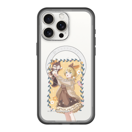 Slim Protection Premium Case with MagSafe［ Hatsune Miku × Kuppy Ramune – Kagamine Rin × Ram – Full-body Illustration 1 ］
