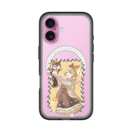 Slim Protection Premium Case with MagSafe［ Hatsune Miku × Kuppy Ramune – Kagamine Rin × Ram – Full-body Illustration 1 ］