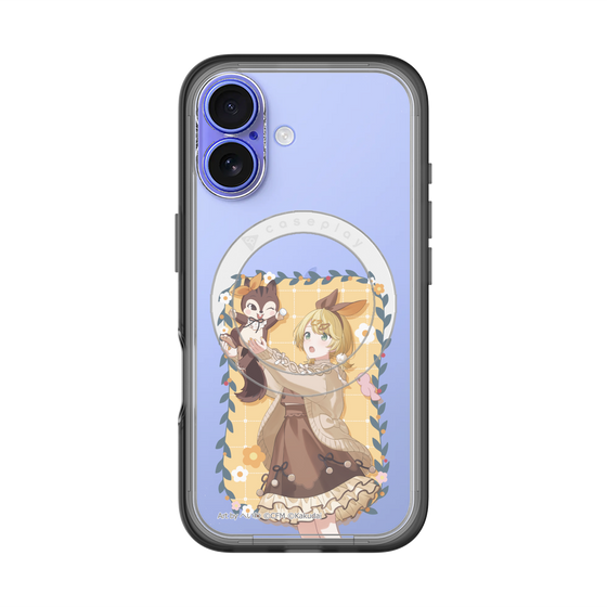 Slim Protection Premium Case with MagSafe［ Hatsune Miku × Kuppy Ramune – Kagamine Rin × Ram – Full-body Illustration 1 ］