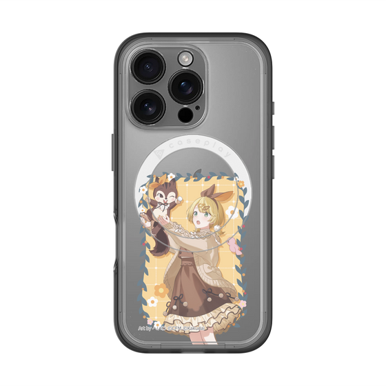 Slim Protection Premium Case with MagSafe［ Hatsune Miku × Kuppy Ramune – Kagamine Rin × Ram – Full-body Illustration 1 ］