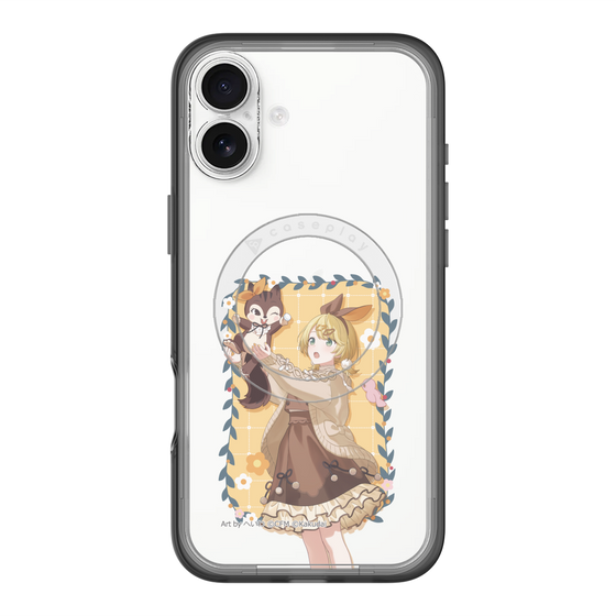 Slim Protection Premium Case with MagSafe［ Hatsune Miku × Kuppy Ramune – Kagamine Rin × Ram – Full-body Illustration 1 ］