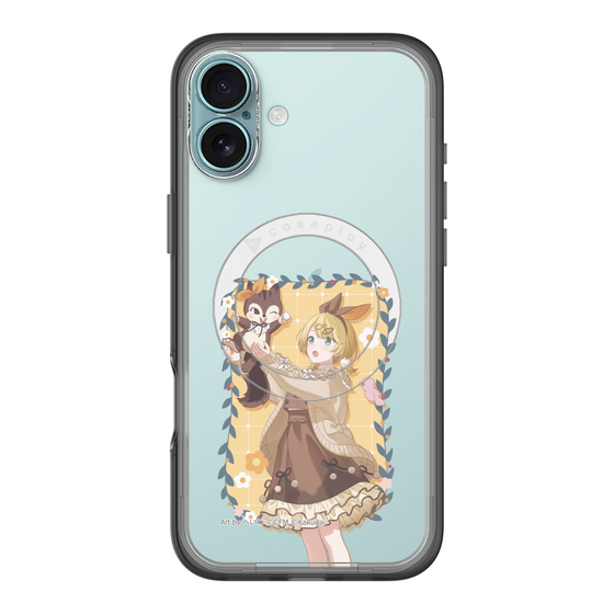 Slim Protection Premium Case with MagSafe［ Hatsune Miku × Kuppy Ramune – Kagamine Rin × Ram – Full-body Illustration 1 ］