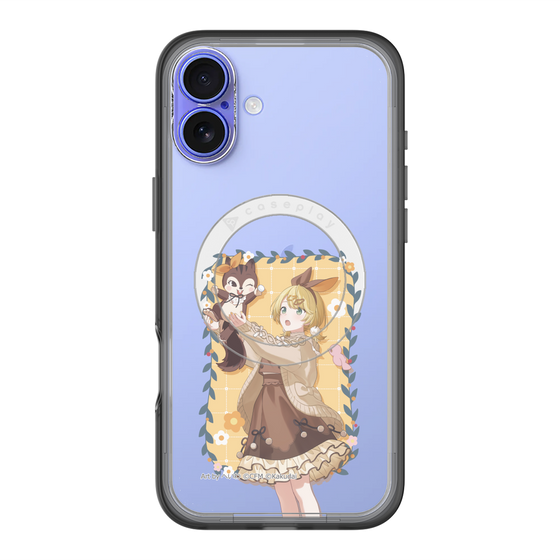 Slim Protection Premium Case with MagSafe［ Hatsune Miku × Kuppy Ramune – Kagamine Rin × Ram – Full-body Illustration 1 ］