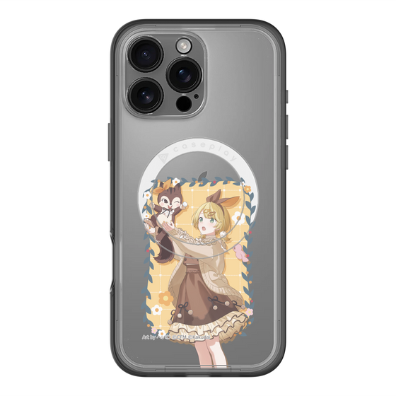Slim Protection Premium Case with MagSafe［ Hatsune Miku × Kuppy Ramune – Kagamine Rin × Ram – Full-body Illustration 1 ］
