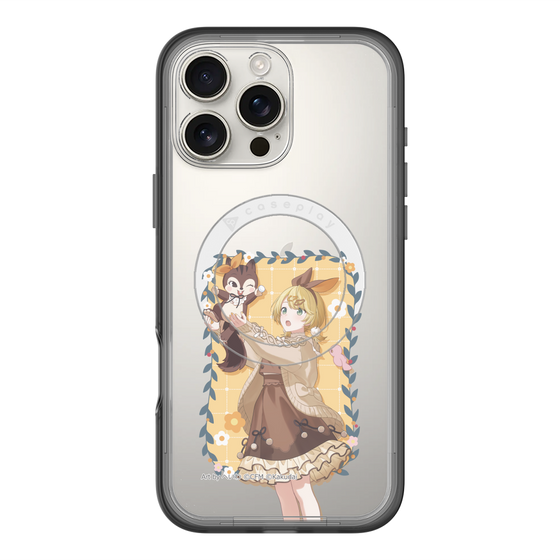 Slim Protection Premium Case with MagSafe［ Hatsune Miku × Kuppy Ramune – Kagamine Rin × Ram – Full-body Illustration 1 ］