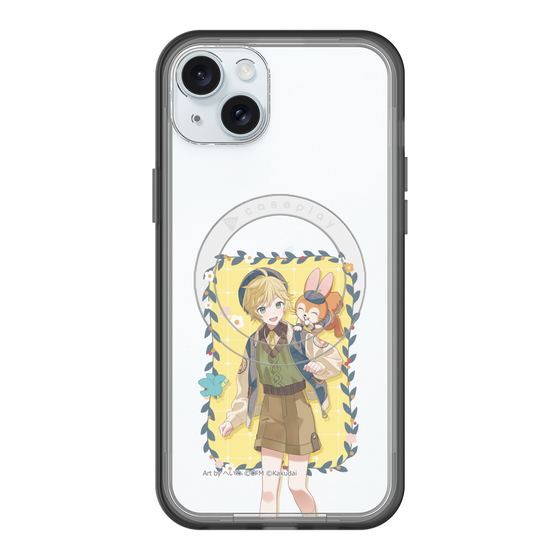 Slim Protection Premium Case with MagSafe［ Hatsune Miku × Kuppy Ramune – Kagamine Len × Kuppy – Full-body Illustration 1 ］