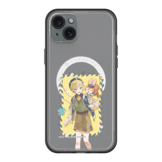 Slim Protection Premium Case with MagSafe［ Hatsune Miku × Kuppy Ramune – Kagamine Len × Kuppy – Full-body Illustration 1 ］