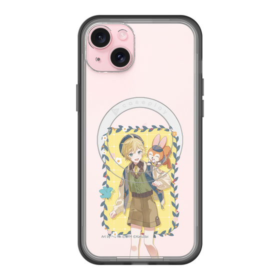 Slim Protection Premium Case with MagSafe［ Hatsune Miku × Kuppy Ramune – Kagamine Len × Kuppy – Full-body Illustration 1 ］