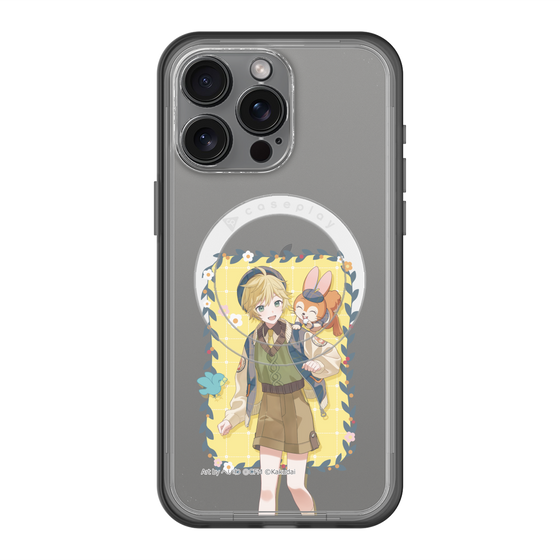 Slim Protection Premium Case with MagSafe［ Hatsune Miku × Kuppy Ramune – Kagamine Len × Kuppy – Full-body Illustration 1 ］