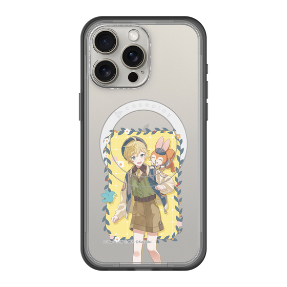 Slim Protection Premium Case with MagSafe［ Hatsune Miku × Kuppy Ramune – Kagamine Len × Kuppy – Full-body Illustration 1 ］