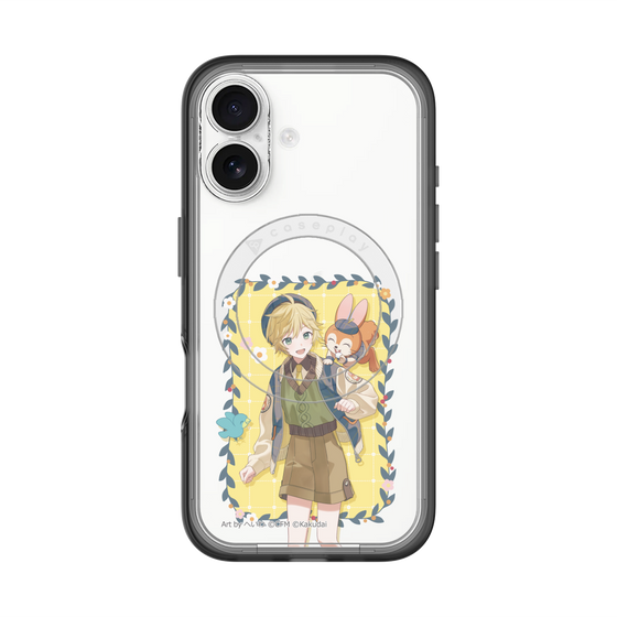 Slim Protection Premium Case with MagSafe［ Hatsune Miku × Kuppy Ramune – Kagamine Len × Kuppy – Full-body Illustration 1 ］