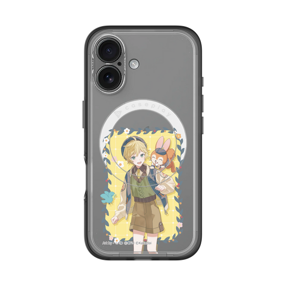Slim Protection Premium Case with MagSafe［ Hatsune Miku × Kuppy Ramune – Kagamine Len × Kuppy – Full-body Illustration 1 ］