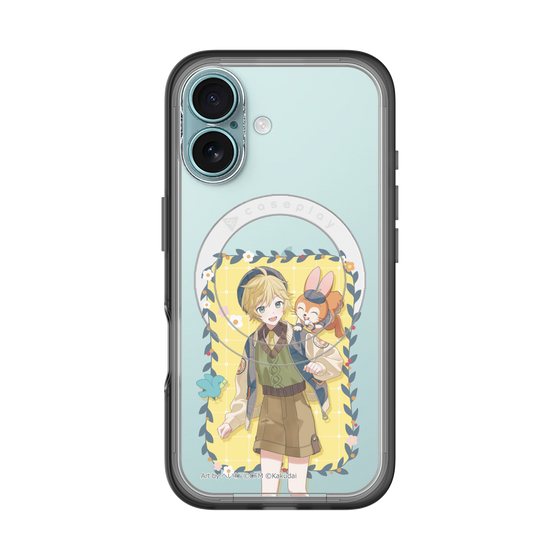 Slim Protection Premium Case with MagSafe［ Hatsune Miku × Kuppy Ramune – Kagamine Len × Kuppy – Full-body Illustration 1 ］