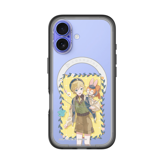 Slim Protection Premium Case with MagSafe［ Hatsune Miku × Kuppy Ramune – Kagamine Len × Kuppy – Full-body Illustration 1 ］
