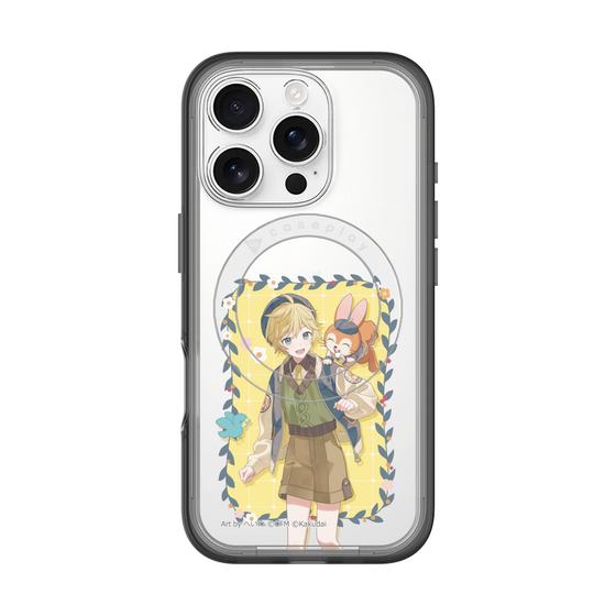 Slim Protection Premium Case with MagSafe［ Hatsune Miku × Kuppy Ramune – Kagamine Len × Kuppy – Full-body Illustration 1 ］