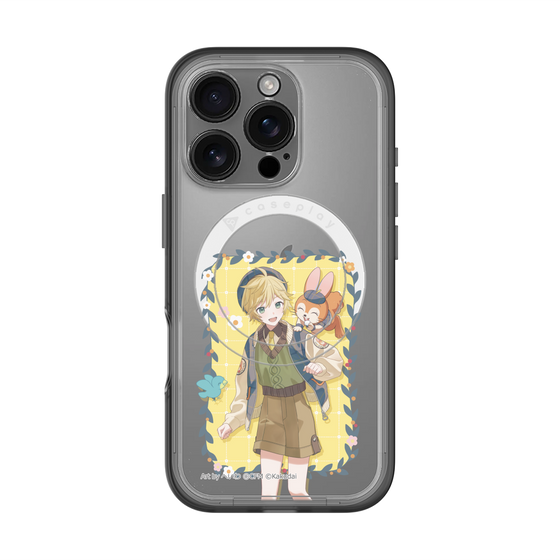 Slim Protection Premium Case with MagSafe［ Hatsune Miku × Kuppy Ramune – Kagamine Len × Kuppy – Full-body Illustration 1 ］