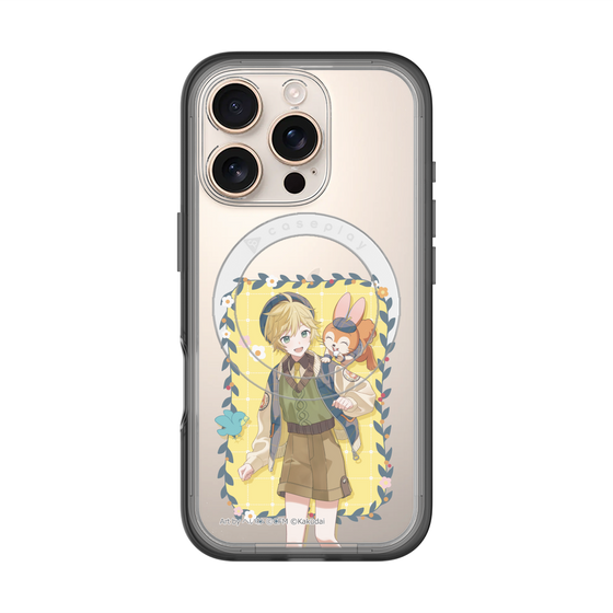 Slim Protection Premium Case with MagSafe［ Hatsune Miku × Kuppy Ramune – Kagamine Len × Kuppy – Full-body Illustration 1 ］