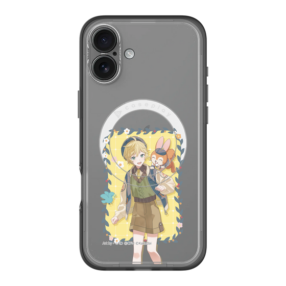 Slim Protection Premium Case with MagSafe［ Hatsune Miku × Kuppy Ramune – Kagamine Len × Kuppy – Full-body Illustration 1 ］