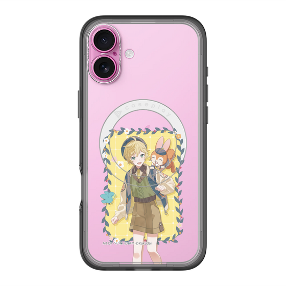 Slim Protection Premium Case with MagSafe［ Hatsune Miku × Kuppy Ramune – Kagamine Len × Kuppy – Full-body Illustration 1 ］