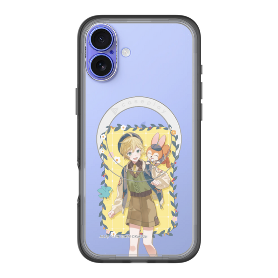 Slim Protection Premium Case with MagSafe［ Hatsune Miku × Kuppy Ramune – Kagamine Len × Kuppy – Full-body Illustration 1 ］