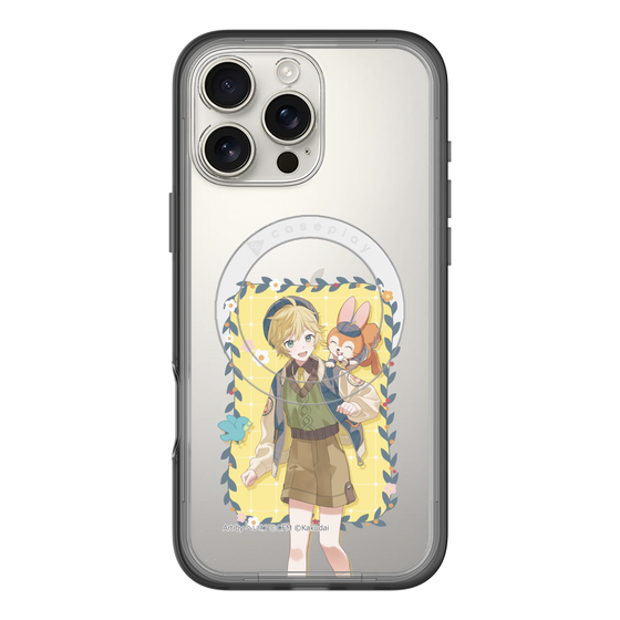 Slim Protection Premium Case with MagSafe［ Hatsune Miku × Kuppy Ramune – Kagamine Len × Kuppy – Full-body Illustration 1 ］