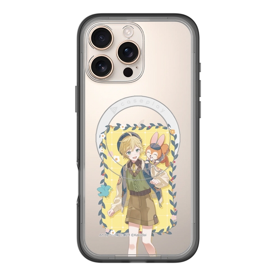 Slim Protection Premium Case with MagSafe［ Hatsune Miku × Kuppy Ramune – Kagamine Len × Kuppy – Full-body Illustration 1 ］