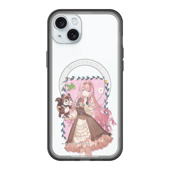 Slim Protection Premium Case with MagSafe［ Hatsune Miku × Kuppy Ramune – Megurine Luka × Ram – Full-body Illustration 1 ］
