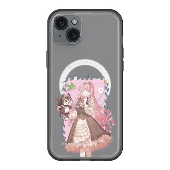 Slim Protection Premium Case with MagSafe［ Hatsune Miku × Kuppy Ramune – Megurine Luka × Ram – Full-body Illustration 1 ］