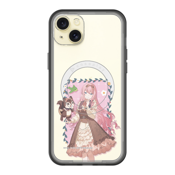 Slim Protection Premium Case with MagSafe［ Hatsune Miku × Kuppy Ramune – Megurine Luka × Ram – Full-body Illustration 1 ］