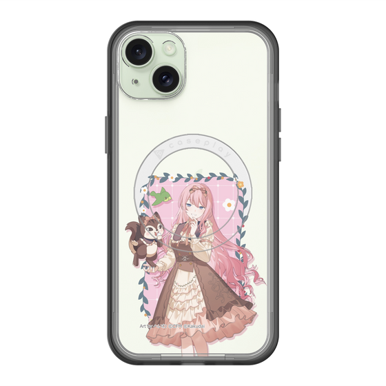 Slim Protection Premium Case with MagSafe［ Hatsune Miku × Kuppy Ramune – Megurine Luka × Ram – Full-body Illustration 1 ］