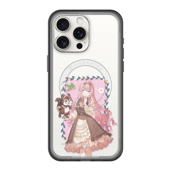 Slim Protection Premium Case with MagSafe［ Hatsune Miku × Kuppy Ramune – Megurine Luka × Ram – Full-body Illustration 1 ］