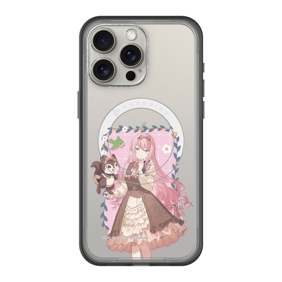 Slim Protection Premium Case with MagSafe［ Hatsune Miku × Kuppy Ramune – Megurine Luka × Ram – Full-body Illustration 1 ］