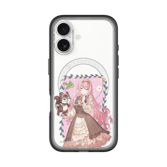 Slim Protection Premium Case with MagSafe［ Hatsune Miku × Kuppy Ramune – Megurine Luka × Ram – Full-body Illustration 1 ］