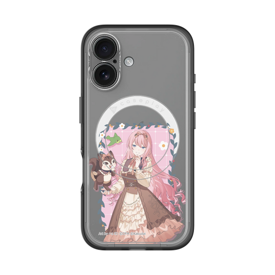Slim Protection Premium Case with MagSafe［ Hatsune Miku × Kuppy Ramune – Megurine Luka × Ram – Full-body Illustration 1 ］