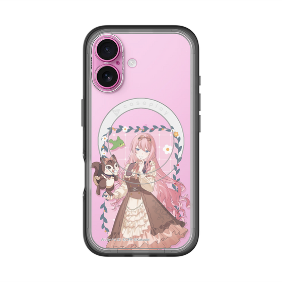 Slim Protection Premium Case with MagSafe［ Hatsune Miku × Kuppy Ramune – Megurine Luka × Ram – Full-body Illustration 1 ］
