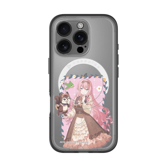 Slim Protection Premium Case with MagSafe［ Hatsune Miku × Kuppy Ramune – Megurine Luka × Ram – Full-body Illustration 1 ］