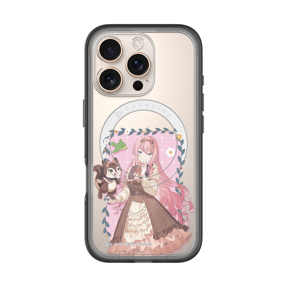 Slim Protection Premium Case with MagSafe［ Hatsune Miku × Kuppy Ramune – Megurine Luka × Ram – Full-body Illustration 1 ］