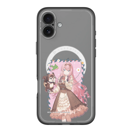 Slim Protection Premium Case with MagSafe［ Hatsune Miku × Kuppy Ramune – Megurine Luka × Ram – Full-body Illustration 1 ］