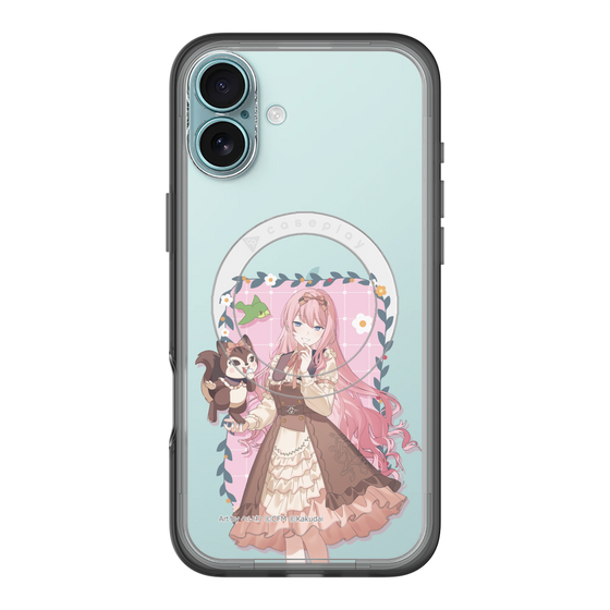 Slim Protection Premium Case with MagSafe［ Hatsune Miku × Kuppy Ramune – Megurine Luka × Ram – Full-body Illustration 1 ］