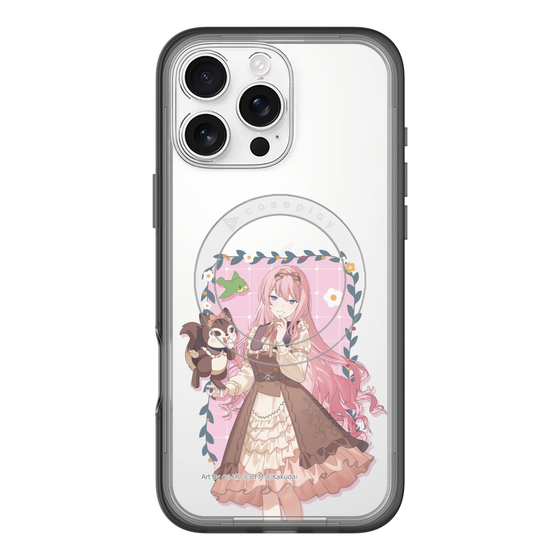 Slim Protection Premium Case with MagSafe［ Hatsune Miku × Kuppy Ramune – Megurine Luka × Ram – Full-body Illustration 1 ］