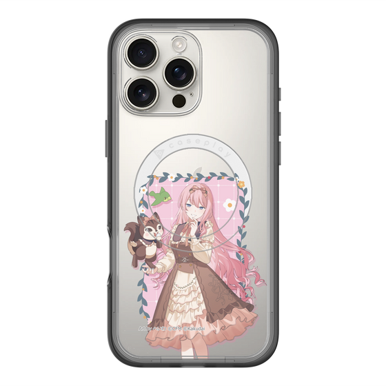 Slim Protection Premium Case with MagSafe［ Hatsune Miku × Kuppy Ramune – Megurine Luka × Ram – Full-body Illustration 1 ］