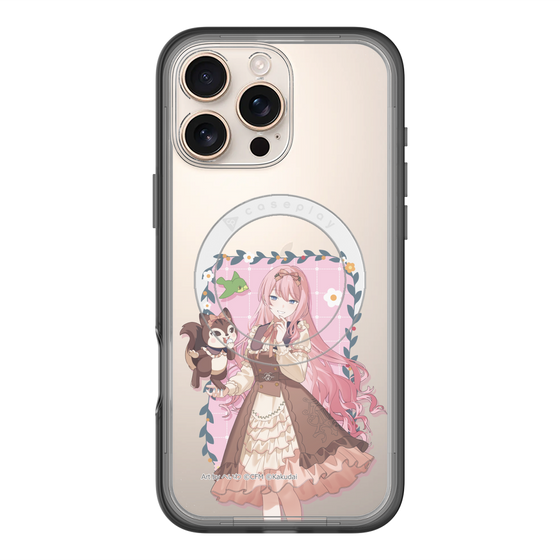 Slim Protection Premium Case with MagSafe［ Hatsune Miku × Kuppy Ramune – Megurine Luka × Ram – Full-body Illustration 1 ］