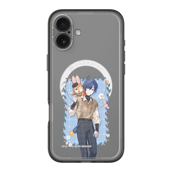 Slim Protection Premium Case with MagSafe［ Hatsune Miku × Kuppy Ramune – KAITO × Kuppy – Full-body Illustration 1 ］