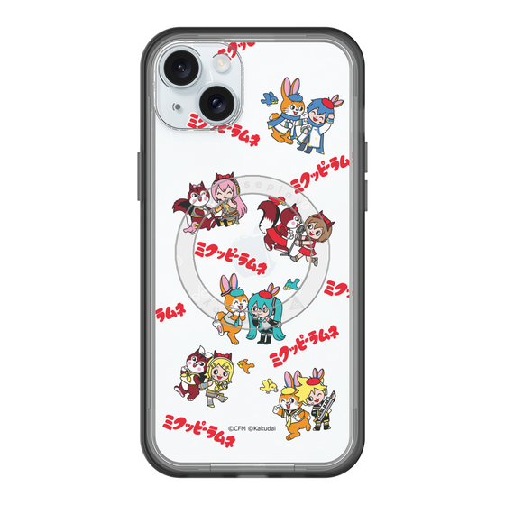 Slim Protection Premium Case with MagSafe［ Hatsune Miku × Kuppy Ramune – Overall Pattern ］