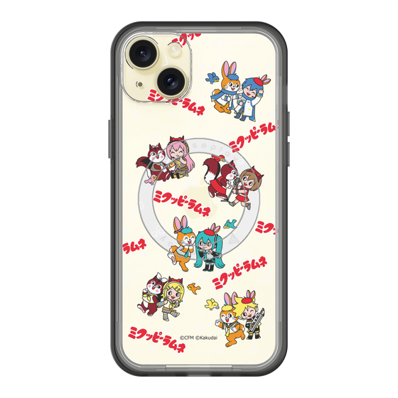 Slim Protection Premium Case with MagSafe［ Hatsune Miku × Kuppy Ramune – Overall Pattern ］