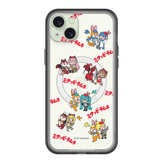 Slim Protection Premium Case with MagSafe［ Hatsune Miku × Kuppy Ramune – Overall Pattern ］