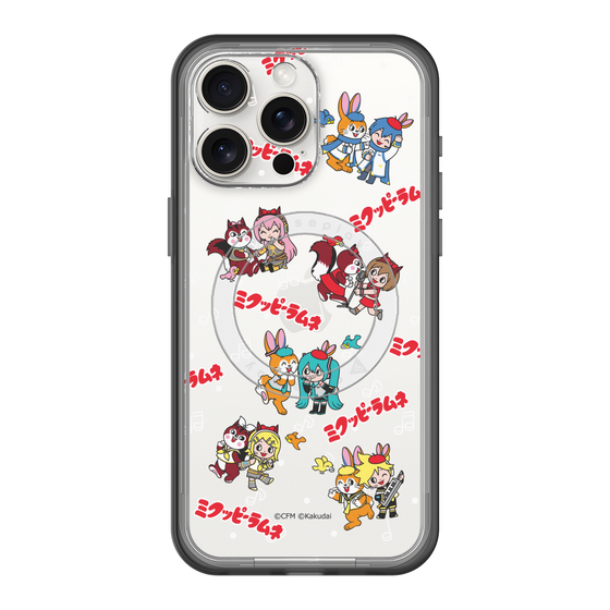 Slim Protection Premium Case with MagSafe［ Hatsune Miku × Kuppy Ramune – Overall Pattern ］